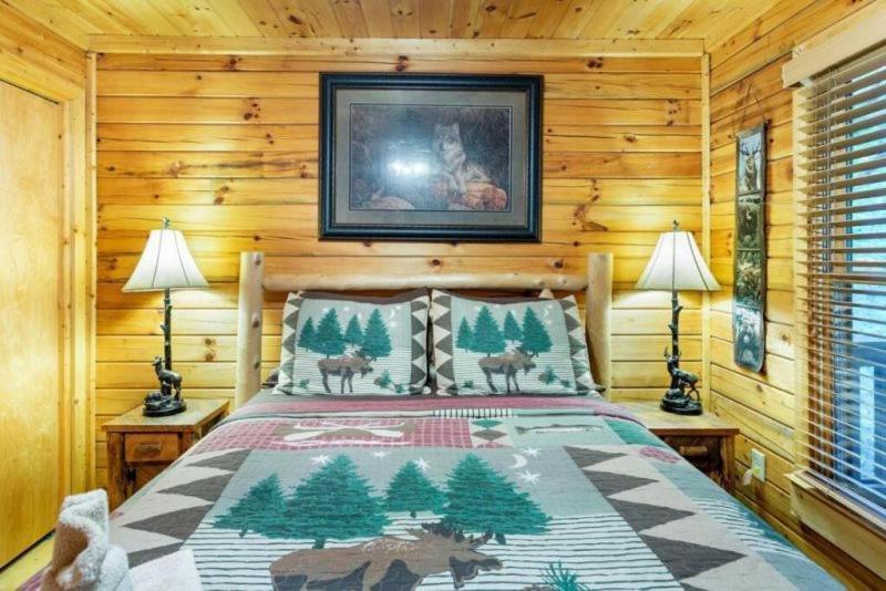 הוילה בלו רידג' Mountain Spirit Cabin - Fireplace And Hot Tub מראה חיצוני תמונה